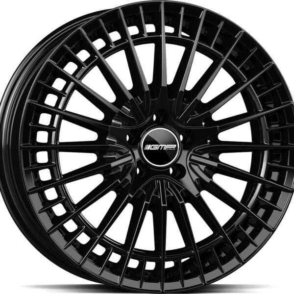 GMP Qstar Glossy Black 8.0x19 5112 ET45 CB57.1 Alumiinivanteet 49051 1