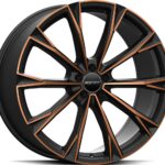 GMP Totale Satin Black Bronze Orange 9.5x22 5/108 ET38 CB63.4