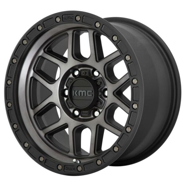 KM544 Satin Black With Gray Tint 9.0x20 61397 ET0 CB106.2 Alumiinivanteet 20870 1