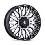 MSA M50 CLUBBER GLOSS BLACK MACHINED 7x15 4/137-156 ET10 CB110.1