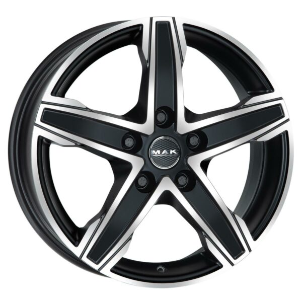 MAK King 5 Ice Black 7.5x17 5160 ET55 CB65.1 Alumiinivanteet 48756 1