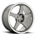 MR151 CS5 GUNMETAL W/ MACHINED LIP 8.5x19 5/108 ET42 CB63.4