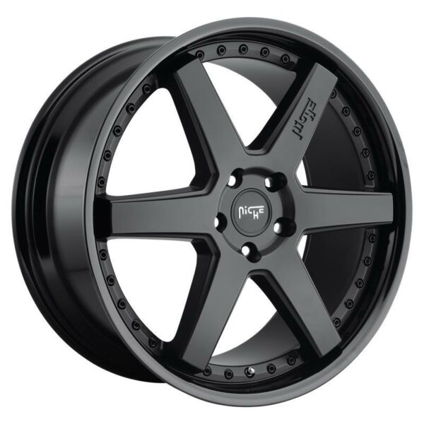 NC192 GLOSS BLACK MATTE BLACK 8.5x19 51143 ET35 CB72.6 Alumiinivanteet 17558 1