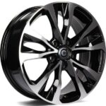 Osaka Black Front Polished 7.0x17 51143 ET45 CB73.1 Alumiinivanteet 54387 1