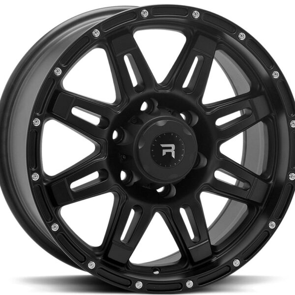 R SERIES R5 Black 8.0x17 61397 ET25 CB78.1 Alumiinivanteet 1033 1