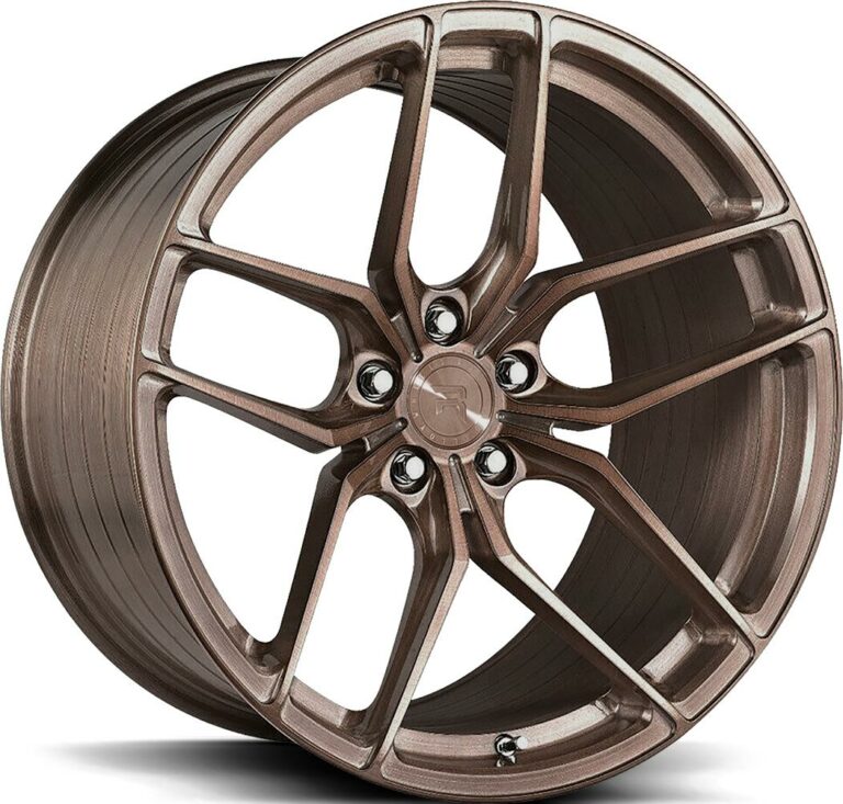 R SERIES R8 Bronze Brushed 8.5x18 5112 ET32 CB66.6 Alumiinivanteet 48011 1