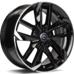 Rennes Black Front Polished 7.5x17 5/108 ET45 CB65.1