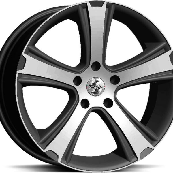 SPATH SP36 H Black Matt Polish 7.5x17 5130 ET38 CB84.1 Alumiinivanteet 1965 1