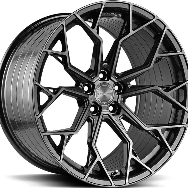 STANCE SF10 Brushed Dual Gunmetal 10.0x20 5112 ET50 CB66.6 Alumiinivanteet 6826 1