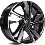 Sunshine Black Front Polished 6.5x16 5/114,3 ET40 CB73.1