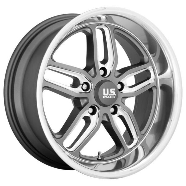 UC129 MATTE GUN METAL MILLED 10.0x20 512065 ET1 CB72.6 Alumiinivanteet 20274 1
