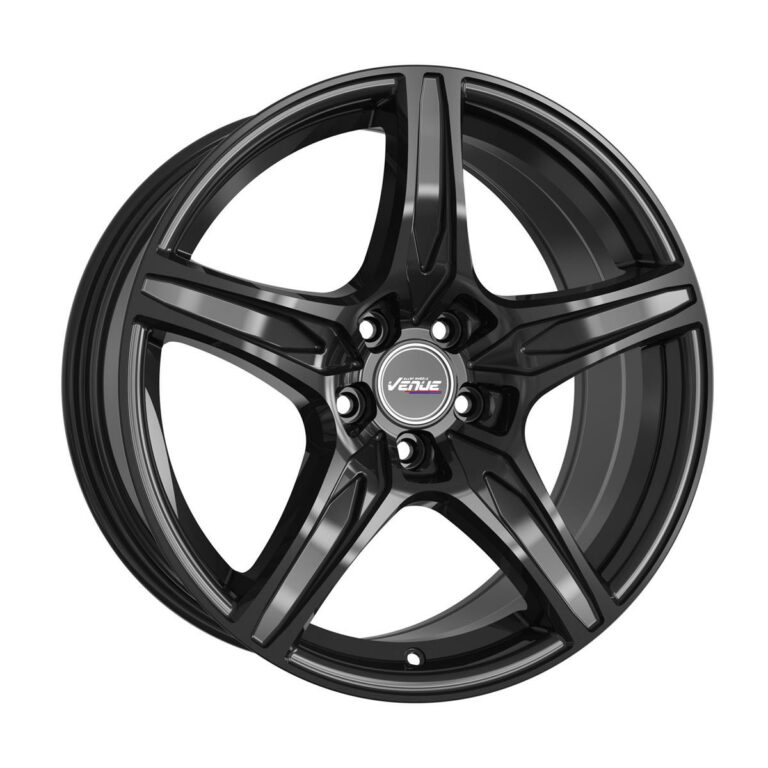 Venue VL5 Gloss Black 6.5x16 5100 ET35 CB57.1 Alumiinivanteet 48529 1