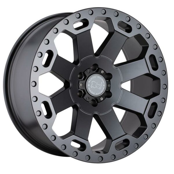 WARLORD MATTE GUNMETAL 8.0x18 5127 ET30 CB71.5 Alumiinivanteet 52410 1