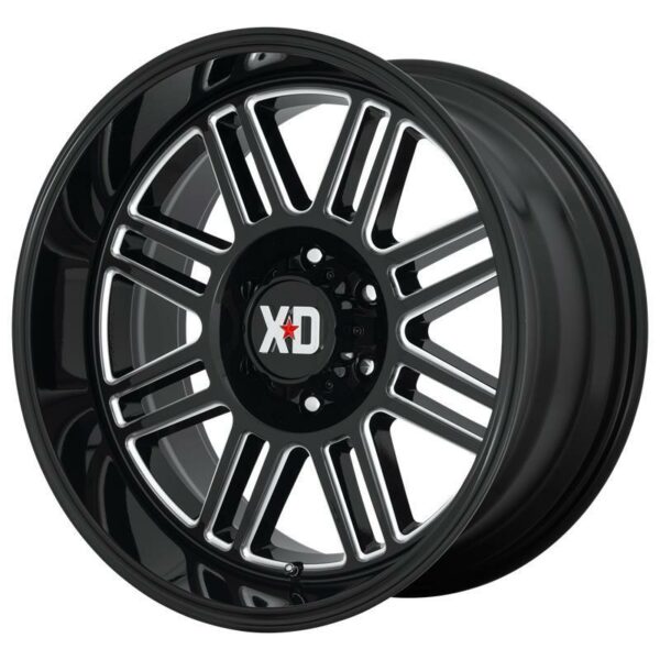XD850 Gloss Black Milled 10.0x20 61397 ET 18 CB106.1 Alumiinivanteet 52845 1