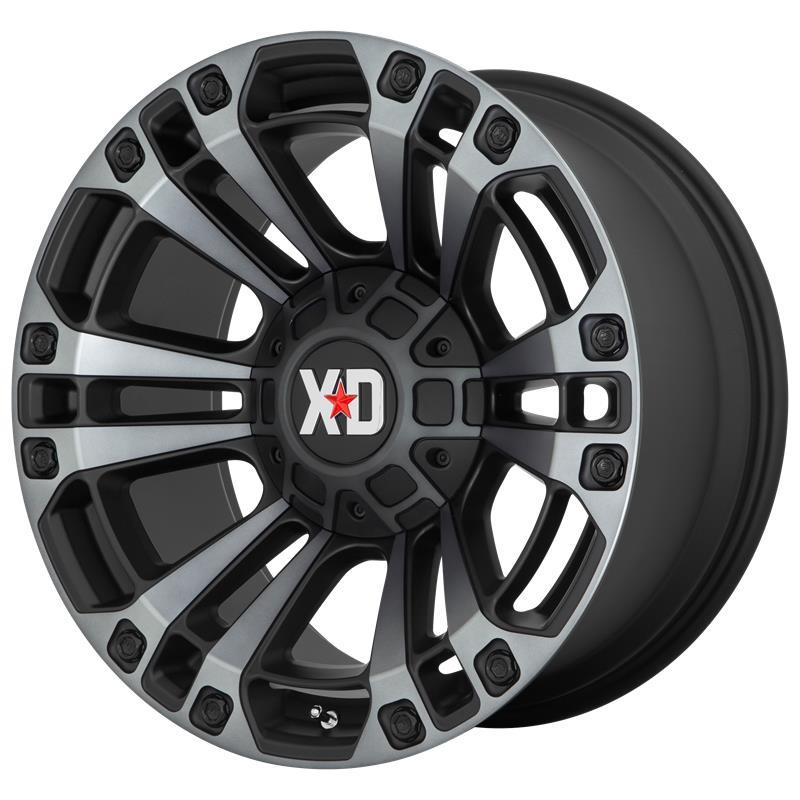 XD851 Satin Black With Gray Tint 9.0x20 81651 ET18 CB125.5 Alumiinivanteet 21349 1 XD851 Satin Black With Gray Tint 9.0x20 81651 ET18 CB125.5 Alumiinivanteet 21349 1