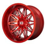 XD859 Candy Red Milled 12.0x22 5/127/139,7 ET-44 CB78.1