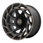 XD860 ONSLAUGHT SATIN BLACK W/ BRONZE TINT 9.0x20 5/127 ET0 CB71.5