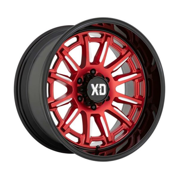 XD865 PHOENIX CANDY RED MILLED W BLACK LIP 9.0x20 5150 ET18 CB110.1 Alumiinivanteet 52339 1