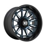 XD865 PHOENIX METALLIC BLUE MILLED W/ BLACK LIP 9.0x20 6/135 ET18 CB87.1