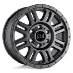 YELLOWSTONE MATTE GUNMETAL 8.0x16 5/130 ET45 CB78.1