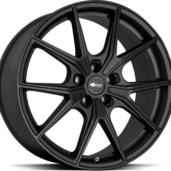 BROCK B40 Satin Black Matt 8.0x20 5120 ET31 CB64.1 Alumiinivanteet 55398 1