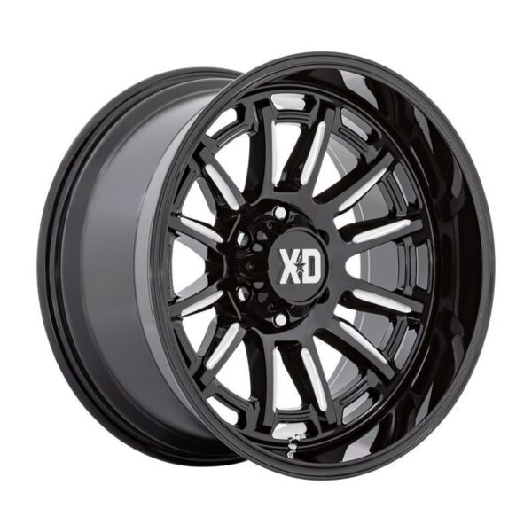 XD865 PHOENIX GLOSS BLACK MILLED 10.0x20 5127 ET 18 CB71.5 Alumiinivanteet 55039 1
