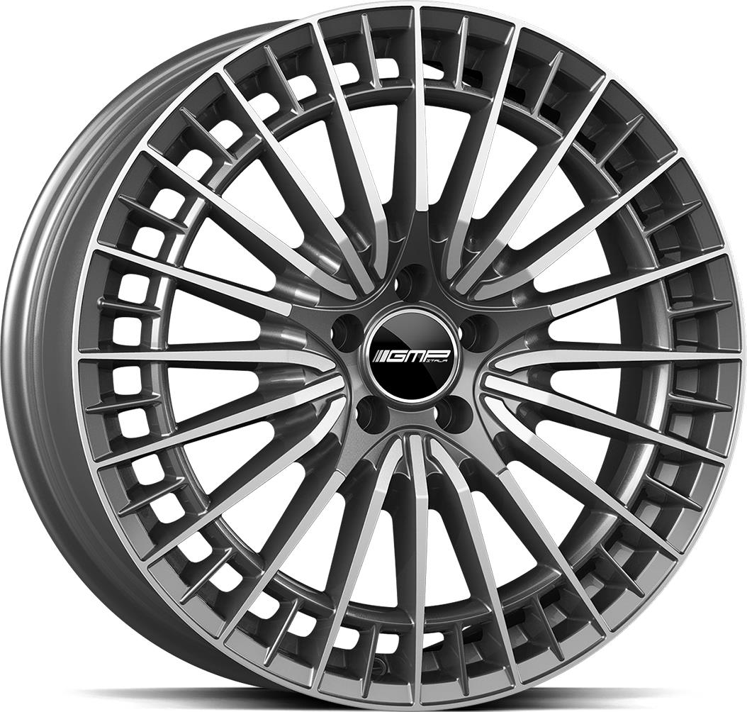 GMP Qstar Anthracite Diamond 9.0x19 5112 ET55 CB57.1 Alumiinivanteet 56377 1 GMP Qstar Anthracite Diamond 9.0x19 5112 ET55 CB57.1 Alumiinivanteet 56377 1