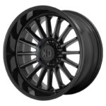 XD857 Gloss Black With Gray Tint 9.0x20 6/135 ET0 CB87.1