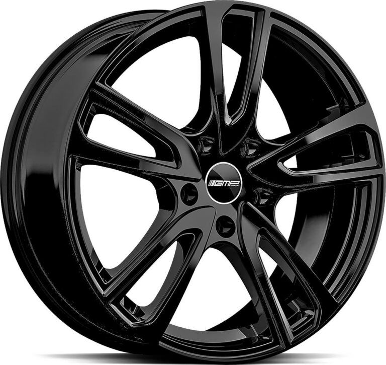 GMP Astral Glossy Black 6.5x16 5112 ET45 CB66.6 Alumiinivanteet 57715 1