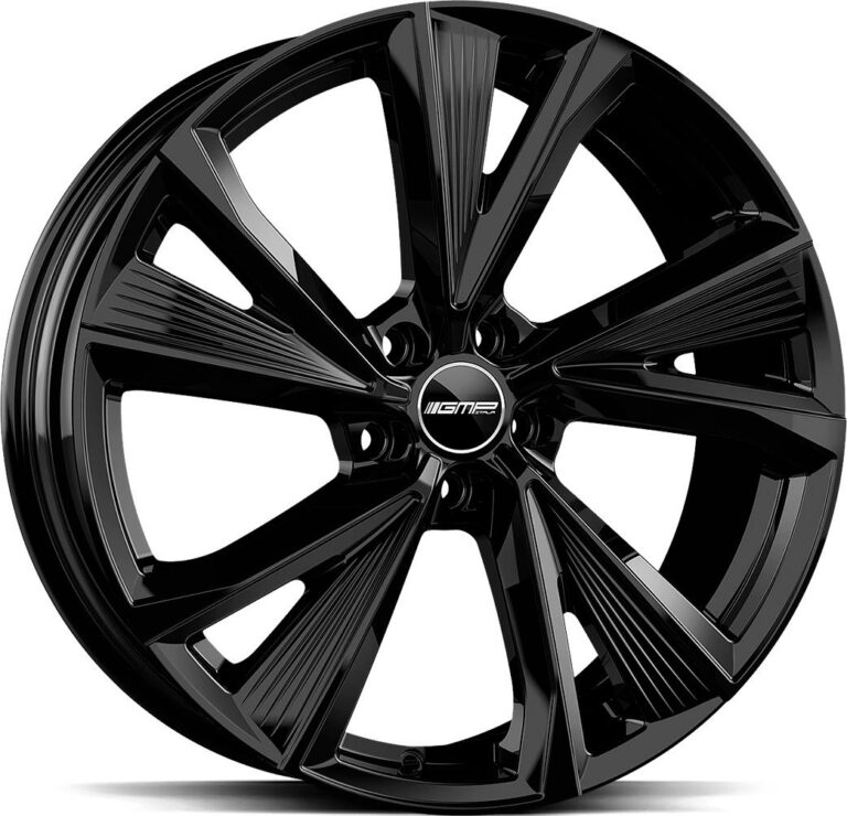 GMP Evento Glossy Black 7.5x18 5100 ET40 CB57.1 Alumiinivanteet 57746 1