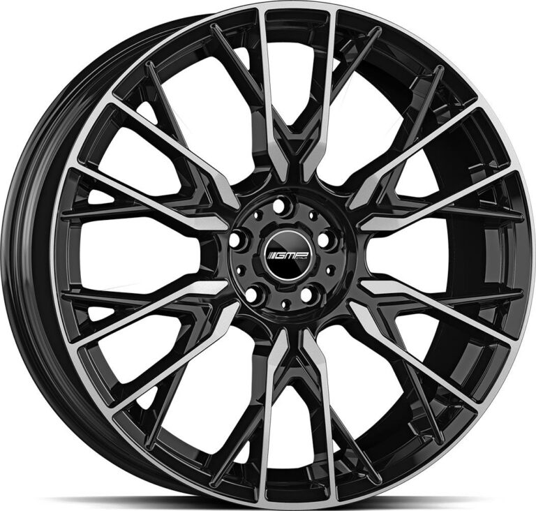 GMP Fender Black Diamond 8.0x19 5112 ET43 CB66.6 Alumiinivanteet 57793 1