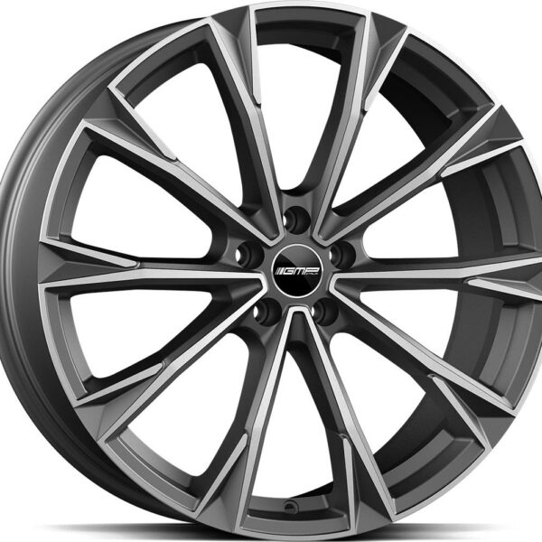 GMP Totale Matt Anthracite Diamond 9.0x19 51143 ET35 CB64.1 Alumiinivanteet 37623 1