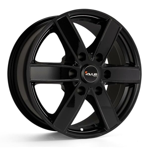 AVUS AC V61 Black 6.5x16 6120 ET50 CB74.5 Alumiinivanteet 60390 1