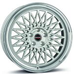 B silver rim polished 8.0x18 51143 ET40 CB72.5 Alumiinivanteet 58565 1