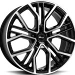 BROCK B41 Black Full Polish 10.0x21 5/112 ET19 CB66.6
