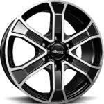 BROCK RC31 BLACK FULL POLISH 8x18 6/139.7 ET55 CB93.1