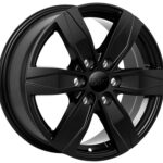 D551 Flatblack 7.0x16 6120 ET50 CB74.6 Alumiinivanteet 61329 1