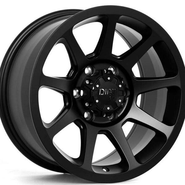 D61 Flatblack 8.5x17 61397 ET18 CB106.1 Alumiinivanteet 61332 1