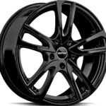 GMP Astral Glossy Black 7.0x17 5/110 ET40 CB73.1