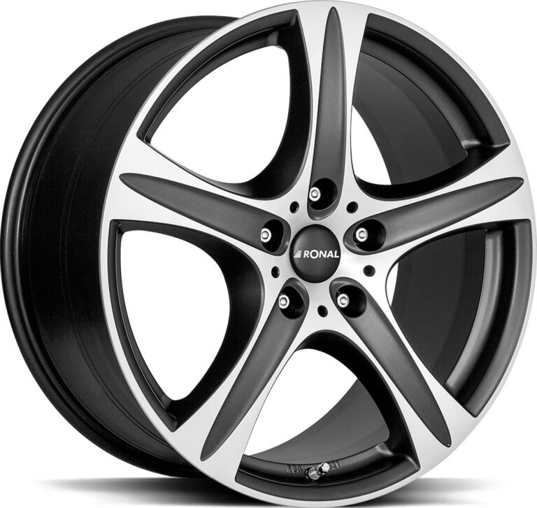 RONAL R55 SUV Matt Black Front Cut 8.5x18 5120 ET45 CB65.1 Alumiinivanteet 58642 1