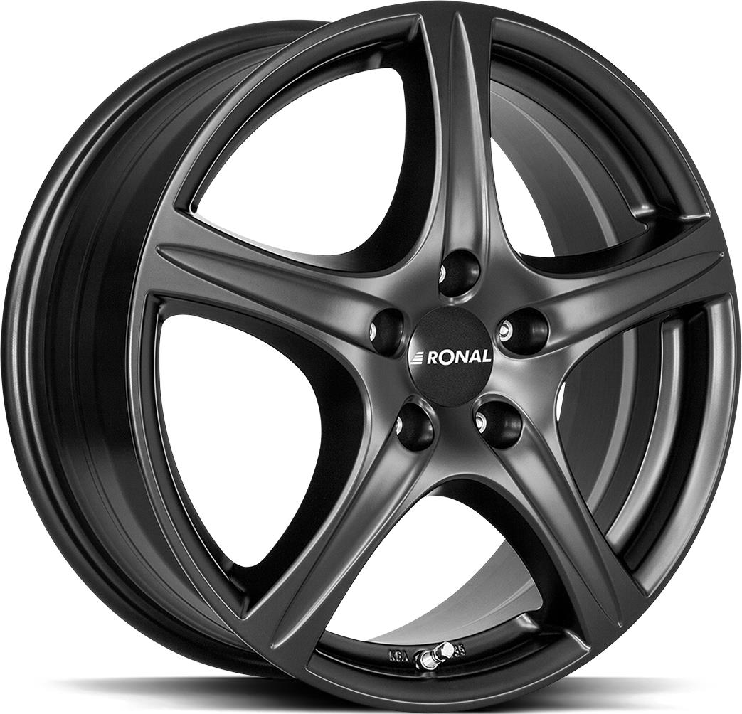 RONAL R56 Matt Black 6.5x16 4100 ET35 CB68.0 Alumiinivanteet 58791 1 RONAL R56 Matt Black 6.5x16 4100 ET35 CB68.0 Alumiinivanteet 58791 1