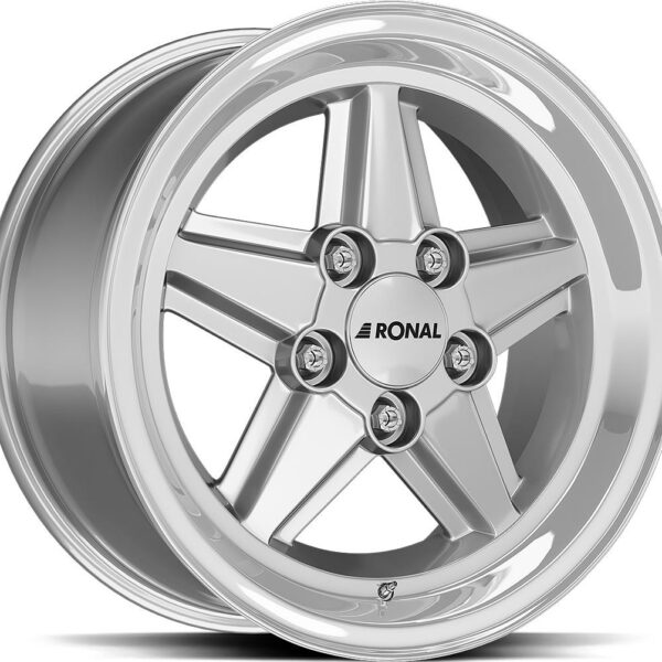 RONAL R9 Silver Rim Lip Cut 7.0x15 5120 ET17 CB82.0 Alumiinivanteet 59105 1