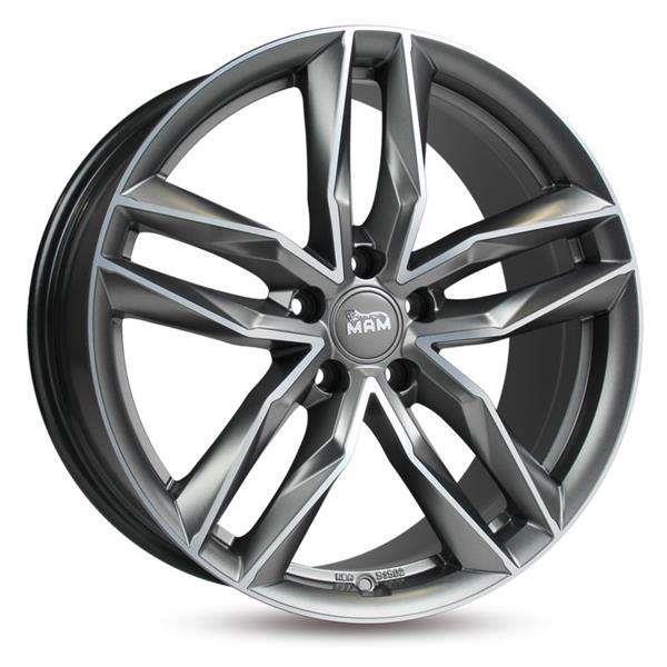 RS3 Matt palladium front polish 8.0x18 5108 ET45 CB72.6 Alumiinivanteet 58569 1