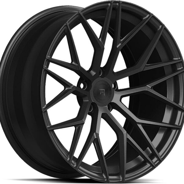 R SERIES R9 Satin Black 10.5x22 5120 ET38 CB74.1 Alumiinivanteet 6803 1