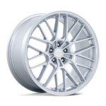 TW001 DAYTONA GLOSS SILVER 10.0x22 5/112 ET25 CB66.6