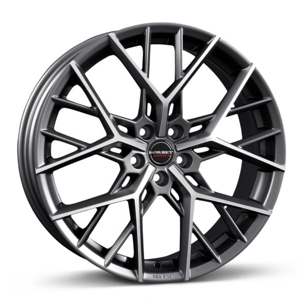 BORBET BY TITAN POLISHED MATT 8x18 5112 ET40 CB66.6 Alumiinivanteet 86595 1
