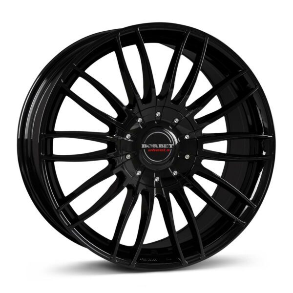 BORBET CW3 Black Glossy 7.5x17 5160 ET47 CB65.1 Alumiinivanteet 86948 1