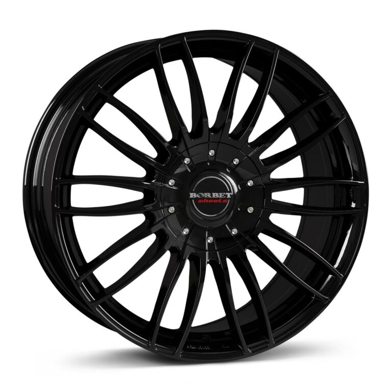 BORBET CW3 Black Glossy 8.5x19 5127 ET40 CB71.6 Alumiinivanteet 87065 1