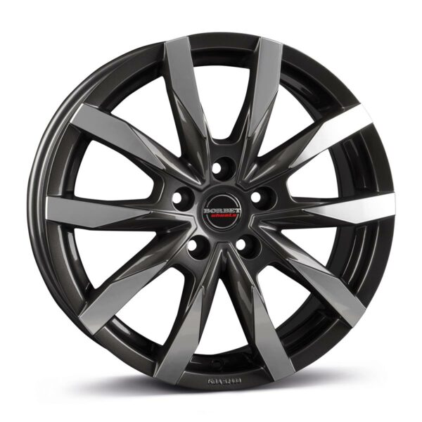 BORBET CW5 Mistral Anthracite Gloss Pol 6.0x16 5118 ET68 CB71.1 Alumiinivanteet 87152 1
