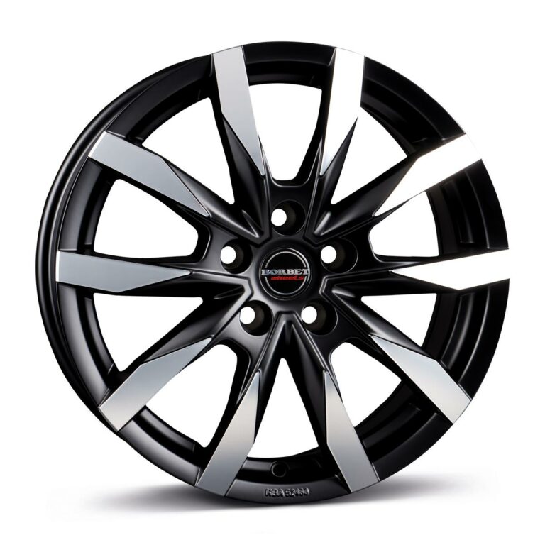 BORBET CW5 black polished matt 6.5x16 5120 ET60 CB65.1 Alumiinivanteet 87155 1